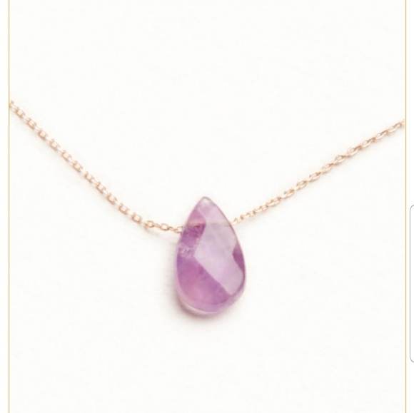 Jewelry - Small Faceted Amethyst Necklace